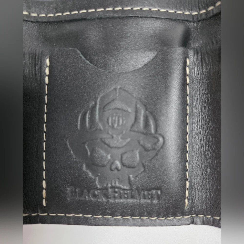 Black Helmet Trifold Bunker Gear Wallet